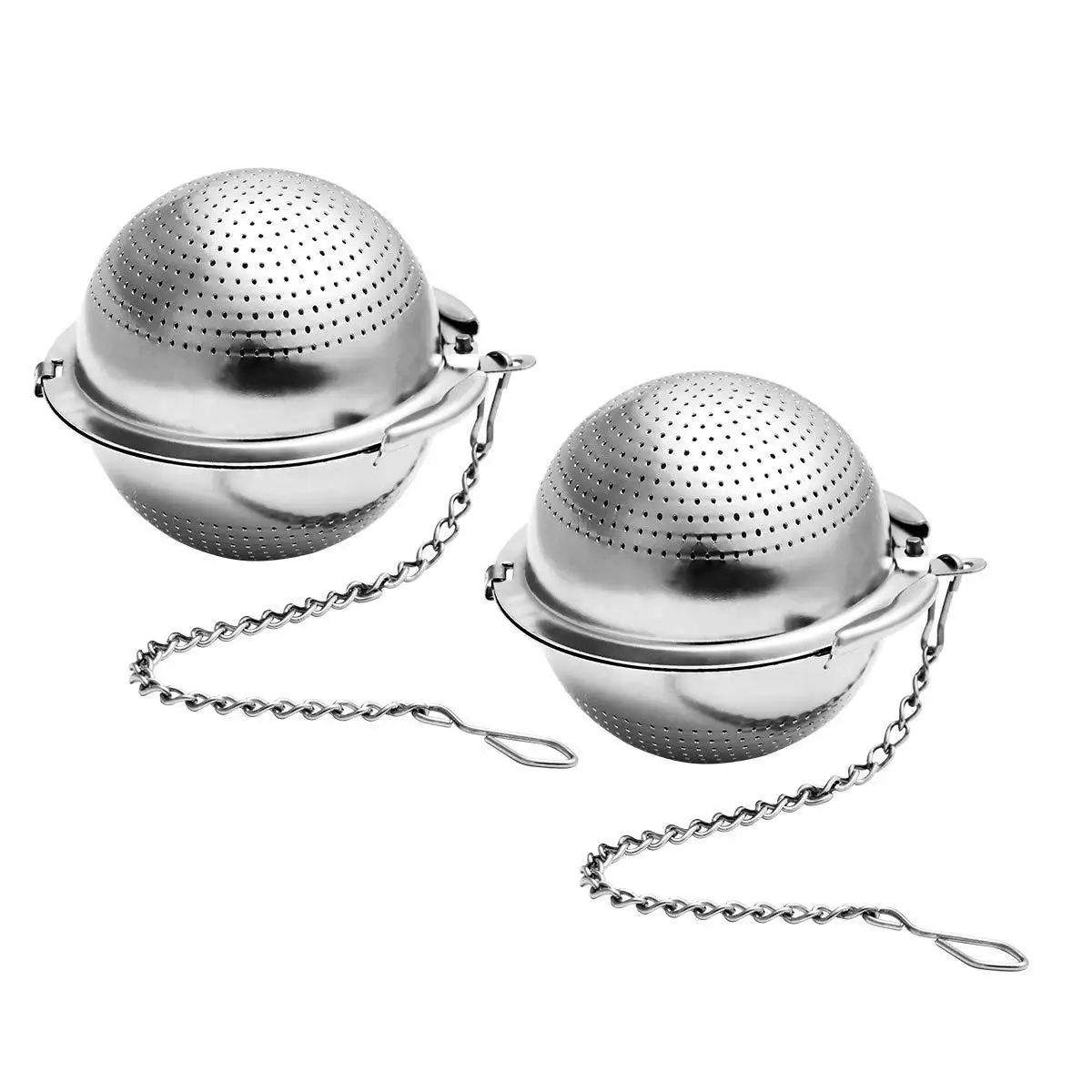 2er Pack Tee siebe mit feinem Netz, 304 Edelstahl Mesh Tea Ball Infuser Tee filter und steiler mit Geschenk box