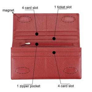 AndoBag Carteras Largas RFID para Mujer, de Cuero Genuino, Gran Capacidad, Tarjetero, Monedero Retro de Moda, Cartera de Mano 2519 - Product Image 4