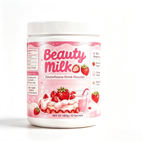 Poudre de boisson beauté au glutathion OEM, collagène, vitamine C, antioxydant, supplément éclaircissant pour la peau, marque privée