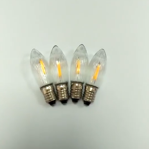 Mini avviso lampada per lampada per strumento Automobile lampada di segnalazione <span class=keywords><strong>0.2W</strong></span> E10 Base per ponte lampadine C6 indicatore a LED lampadina a candela - Product Image 1