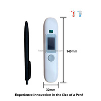 Lector de Chip Térmico FDX-B de 134.2khz con APP Gratuita, Escáner de Temperatura RFID, Monitor de Salud para Identificación Animal, Criador de Mascotas, Material ABS