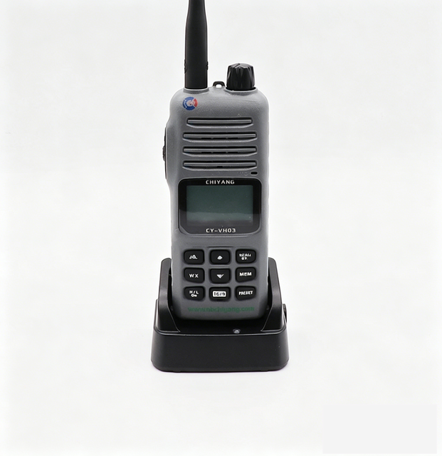 Marine CY VH03 Explosion Proof VHF Marine Waterproof Handheld Radio Battery Throat Mic Headset -20-55 Operating Temp