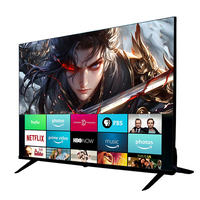 Téléviseur intelligent Android LED OEM/ODM 24 32 43 50 55 65 70 75 85 100 pouces, export, logo personnalisé, écran LCD intelligent WiFi