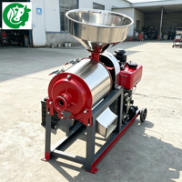 Nouvelle machine à broyer les céréales portable à moteur essence en acier inoxydable pour le broyage et la séparation de maïs, blé, pois, farine, haute capacité