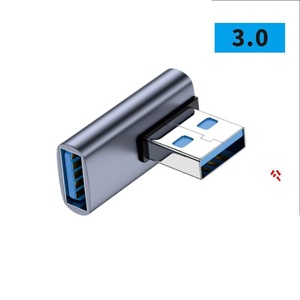 Bộ chuyển đổi USB TypeC Nam sang nữ <span class=keywords><strong>90</strong></span> độ góc l-u loại máy tính khuỷu tay thẳng đứng 4 Sét 3 - Product Image 2