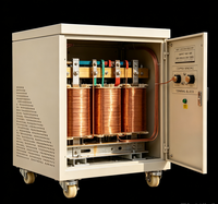 Transformateur triphasé sec sur mesure SG-300KVA, bobinage entièrement en cuivre, type carré, boîtier de bobinage, 380V 220V, moulage par injection