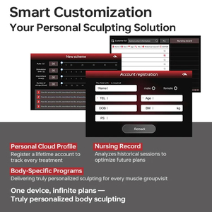 Máquina de Contorno Corporal con Estimulación Muscular EMS 2026, Máquina de Escultura Corporal EMS RF para Adelgazamiento y Tonificación Eficaces - Product Image 6