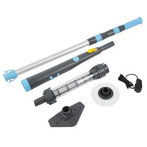 Aspirateur de <span class=keywords><strong>piscine</strong></span> avec <span class=keywords><strong>brosse</strong></span> ronde pour nettoyer la <span class=keywords><strong>ligne</strong></span> <span class=keywords><strong>d</strong></span>'<span class=keywords><strong>eau</strong></span> Nettoyeur de <span class=keywords><strong>piscine</strong></span> rechargeable Parfait pour les petites piscines pour le sable et les <span class=keywords><strong>d</strong></span>ébris - Product Image 1