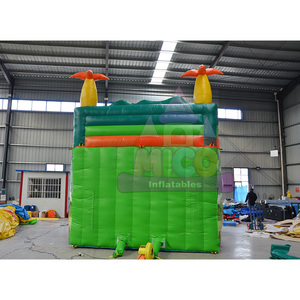 Combo Inflable con Temática de Animales de la Selva Safari, Tobogán Seco de Mono y Jirafa, Castillo Hinchable para Fiestas Infantiles y Alquiler Comercial para Carnavales - Product Image 2