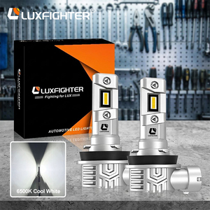 <span class=keywords><strong>Bombillas</strong></span> para Faros Delanteros <span class=keywords><strong>LED</strong></span> LUXFIGHTER Q12 de Fábrica al por Mayor, Modelos H1 H4 <span class=keywords><strong>H7</strong></span> H11 H13 9005 9007 9004, Plug and Play - Product Image 1