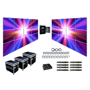 3840hz عالية الوضوح P2.9 P3.91 P4.8 استئجار الفيديو الجدار LED المرحلة خلفية كبيرة شاشة LED 500x500 مللي متر داخلي شاشة LED