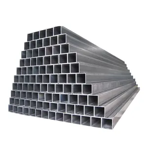 Yüksek kaliteli 12 ölçer galvanizli çelik boru kare oyuk çelik tüp/galvanizli boru demir 1 6m