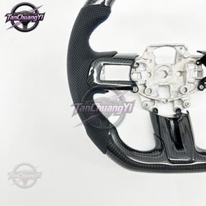 Volant de voiture personnalisé en fibre de carbone véritable, prix net pour <span class=keywords><strong>Mustang</strong></span> 2015-2017, pour Ford SHELBY GT350 2015-2017 - Product Image 3