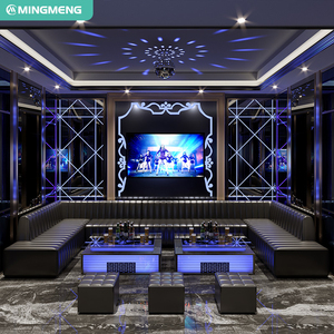 Da công nghiệp hình chữ U Câu lạc bộ thanh <span class=keywords><strong>sofa</strong></span> thiết kế mới hộp đêm hookah bar phòng chờ đồ nội thất nhà hàng ăn uống - Product Image 4