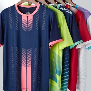 เสื้อยืดคอกลมถักสำหรับผู้ชาย แห้งเร็ว ระบายอากาศได้ดี เหมาะสำหรับออกกำลังกาย วิ่ง ฟิตเนส แขนสั้น ขายส่ง - Product Image 2