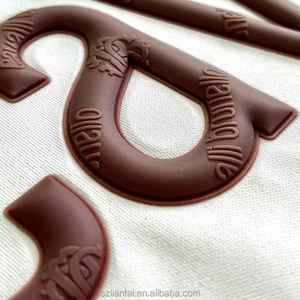 Tùy Chỉnh 3D Nổi Silicone Sắt Trên Quần Áo Nhãn Cho Thời Trang Trang Phục Truyền Nhiệt Truyền Nhiệt Sử Dụng Trên T-Shirts - Product Image 1