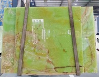 Dalles de marbre onyx vert poli en gros pour tables, murs de salle de bain et carreaux onyx