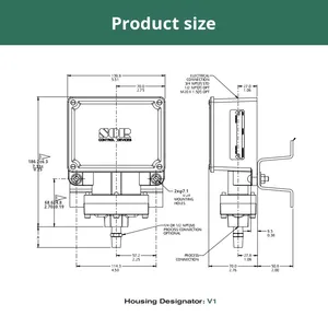 Interruptor de Vacío Diferencial SOR IP65 con 1 Año de Garantía 44/66/55/99/11/V1/-K2/4/5-N4-C1A - Product Image 2