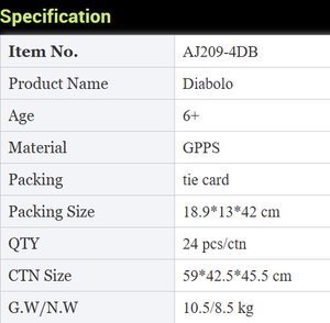 Trẻ em diabolo Đồ chơi nhựa trong suốt Đồ chơi thể thao đồ chơi cổ điển diabolo thể thao & Giải trí sản phẩm - Product Image 6