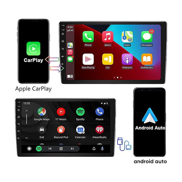 Touch Screen Double Din Multi Smart Radio Car Video Audio Gps Navigation System Dvd Player Android Head Unit