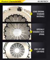 Pièce auto Mensch Clutch Cover KIC-18 K71E-16-410 pour disque d'embrayage plaque d'embrayage certifiée TUV Garantie 1 an