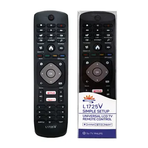 L1725V Remote TV Pengganti, untuk LCD Phils/TV LED dengan Tombol Fungsi Nextwork