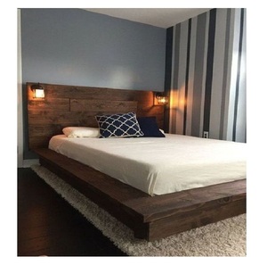 Meubles de chambre à coucher modernes pour la maison, vente chaude, taille standard, rangement d'hôtel, bois massif, design en tissu, sculpté à la main, écologique - Product Image 1
