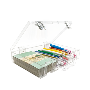 2022 New Clear Plastic Storage Box Organizer Box Storage Case With Lids for Crafts