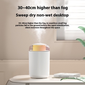 เครื่องทำความชื้นขนาดเล็กในครัวเรือนสำหรับห้องนอนและห้องนั่งเล่นเครื่องทำความชื้นขนาดเล็กเงียบติดรถยนต์ปริมาณหมอกขนาดใหญ่อากาศแบบพกพา - Product Image 3