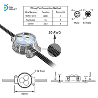   Lampes de pointage RGBW DC36V IP67 pour l'éclairage résidentiel permanent des maisons avec rail en aluminium