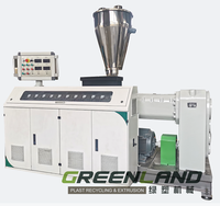 Extrudeuse WPC Greenlandplast SJSZ65/132, machine de fabrication de terrasses en WPC, machine composite bois-plastique