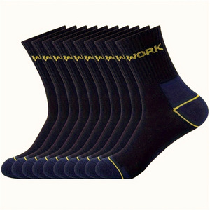 Work Ankle <b>Socks</b> Men Dark Gray Sweat Absorbent Casual Daily Wear 12 Pairs - Product Image 2