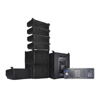 Système de sonorisation Line Array auto-alimenté double 8 pouces pour intérieur et extérieur