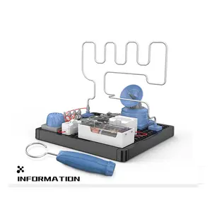 2023 niños física educativa Diy Snapping circuito electrónico juguete ciencia exploración experimento Kits juguetes para niños