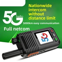 Communicateur sans fil 5G haut de gamme avec réseau national, carte SIM préinstallée, longue portée, batterie 8800 mAh pour la patrouille de sécurité