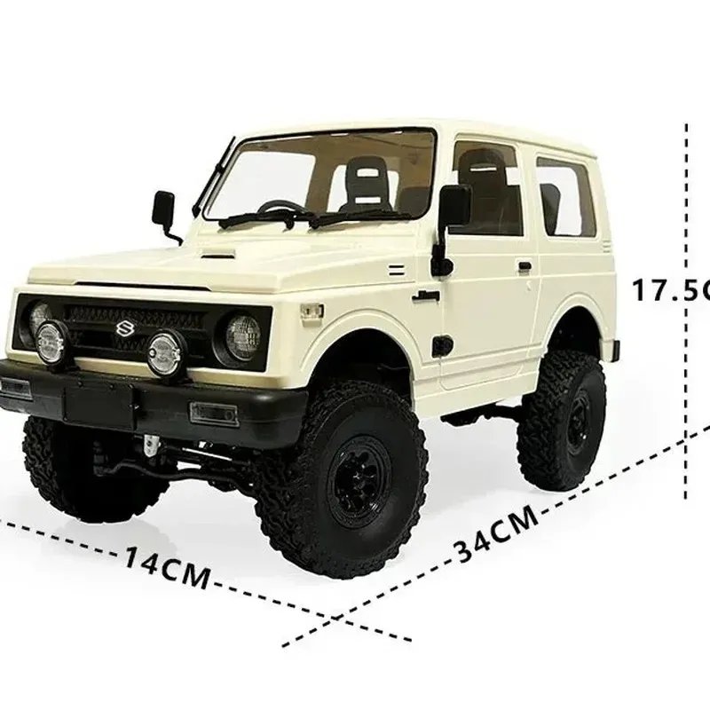 WPL C74 Suzuki Jimny JA11 1/10 RC ปีนเขา Buggy รถออฟโรด 4WD รีโมทคอนโทรลรถของเล่นเด็กของขวัญ