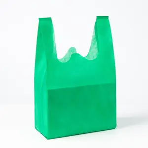 生态回收无纺布袋印刷黄麻可折叠豪华精品可重复使用定制标志购物手提袋