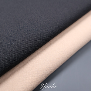 Nhà Máy Bán Buôn Phong Cách Hai Lớp Dệt Đồng Bằng Bông Polyester Vải Cho Nam Giới Của Phụ Nữ Áo Khoác Rãnh Áo Khoác May Mặc - Product Image 3