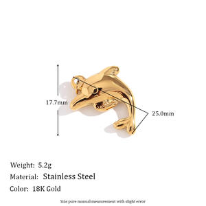 Novedad en accesorios de joyería versátiles personalizados, colgante de collar chapado en oro de 18K de acero inoxidable con múltiples formas - Product Image 4