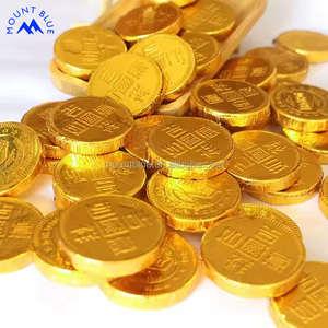 Cioccolatini a Forma di Moneta d'Oro Personalizzabili, Confezionati in Foglio di Alluminio, Deliziosi e Ricchi di Gusto, Vendita all'Ingrosso - Product Image 2
