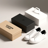Caja de Zapatos Personalizada de Cartón con Materiales Reciclados Ecológicos, Embalaje Plegable con Laminación Mate, Esponja para Electrónica de Consumo