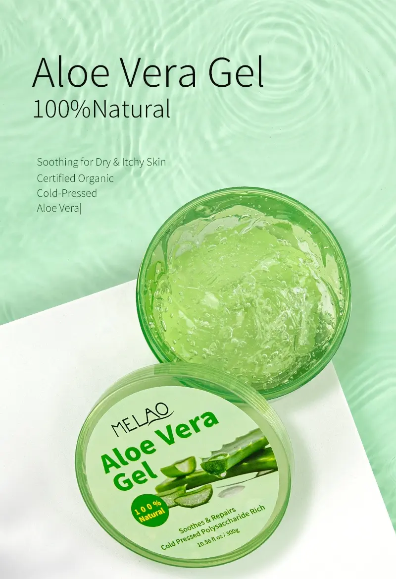 Top Qualité 100% Pur Naturel Organique Aloe Vera Gel Cheveux Corps Visage Hydratant Apaisant Après Soleil Réparation De La Peau Gel Aloe Vera 99