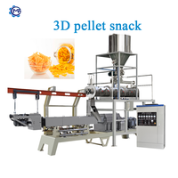 Ligne de production de granulés pour snacks, machine de traitement de chips 2D et 3D, usage commercial