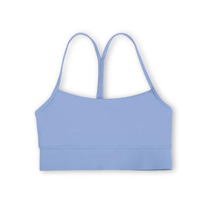 (En stock) Débardeur respirant à maintien élevé en forme <span class=keywords><strong>de</strong></span> Y pour femmes, coussinets <span class=keywords><strong>de</strong></span> poitrine, bretelles croisées, <span class=keywords><strong>sous</strong></span>-vêtements fins sexy, haut <span class=keywords><strong>de</strong></span> yoga fitness - Product Image 4