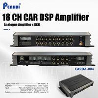 DSP para Coche de 18 Canales con Amplificador de 8 Canales TDA-7850 (Clase AB) 64W X 8CH para Mejora de Audio con Procesador DSP Doble