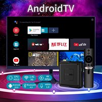 TV Box Android Inteligente 2026 RK3518 Q7 Allwinner H313 2GB 8GB 16GB con Wifi Dual, Bluetooth, Control Remoto por Voz, Android 10, 4K