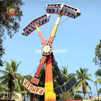 Meilleur vendeur, parc d'attractions, attraction, double bras, ranger, frisson, twin twister, kamikaze, bola ride, à vendre