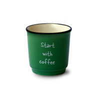 Fabriqué en Italie, Marque WD LIFE, Vaisselle pour la Maison, Ensemble de Tasses à Café Classiques, Logo Personnalisé Imprimé, Nouvelle Porcelaine Fine I11464 Designs