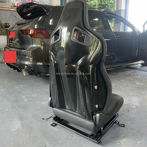 Автомобильные гоночные сиденья регулируемые синие тканевые откидные ковши универсальные спортивные сиденья - Product Image 3