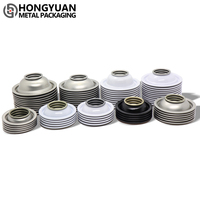Composants d'aérosol en tôle de la marque HONGYUAN, revêtements de différentes couleurs, OEM 200 # 4 modèles de cônes pour usage industriel chimique